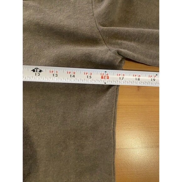 Prairie Underground Long Sleeve Ruched Dress Size Small Olive Lagenlook - Picture 10 of 11